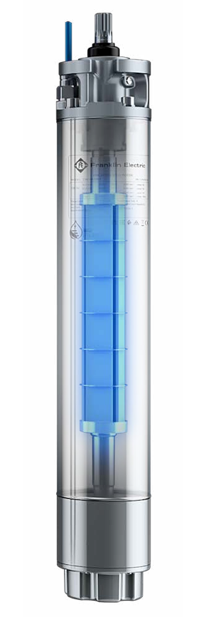 Franklin 6" DOL Tiefbrunnenpumpenmotor 30 kW 40 PS 400 V | Unterwassermotor Brunnenpumpe