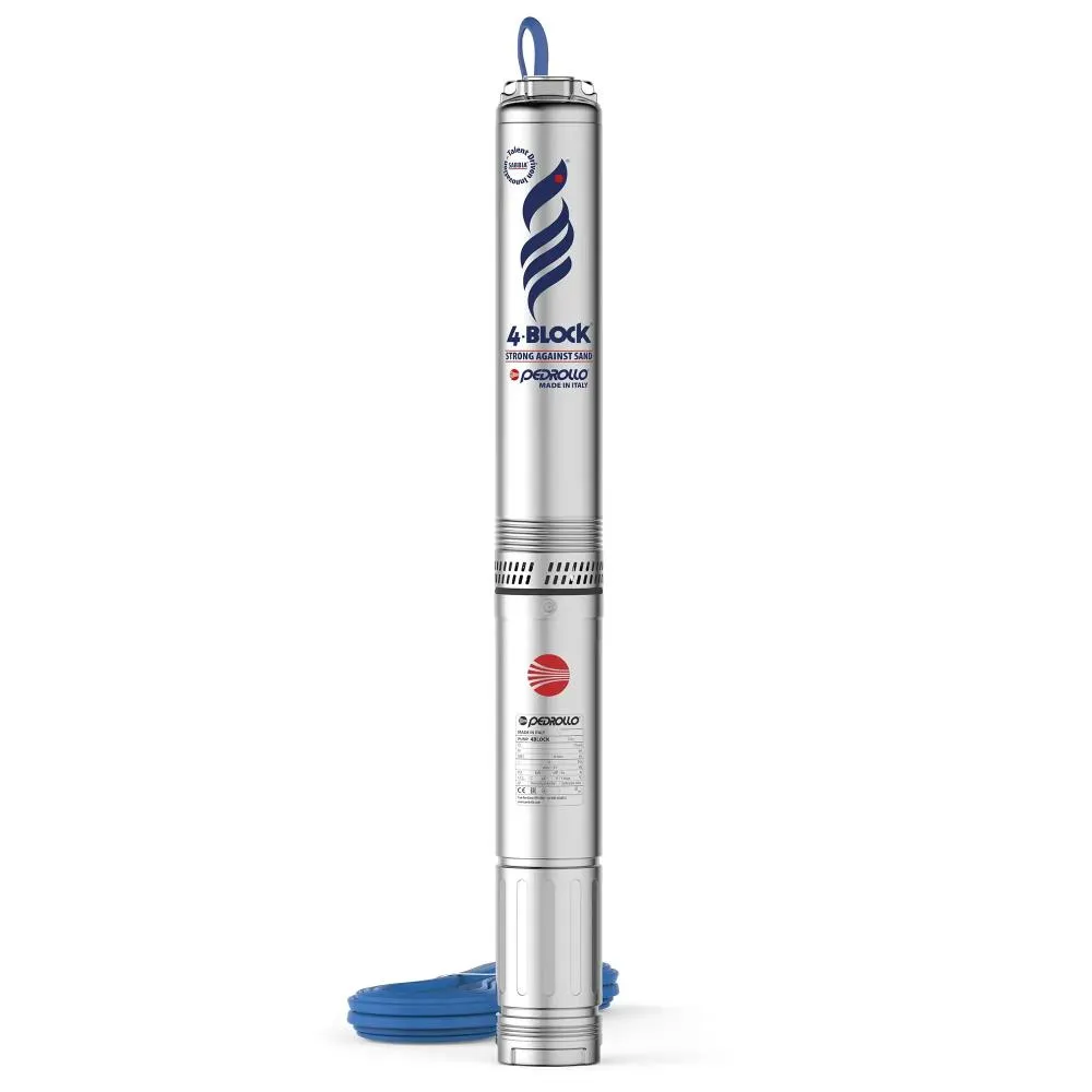 Pedrollo 4BLOCK m 4/14 - 4" Brunnenpumpe Pedrollo 4BLOCK m 4/14 - 4" Brunnenpumpe